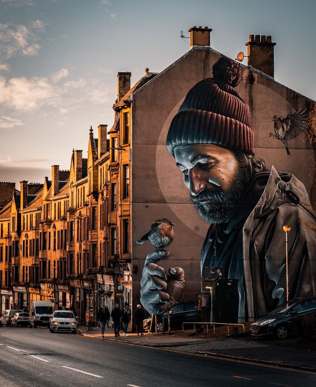 Глазго Шотландия уличное искусство